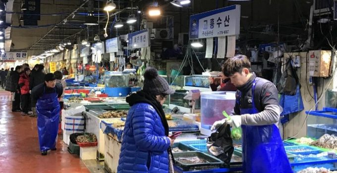 首爾自由行大晒 | 好吃海鮮~麻浦水產農物市場