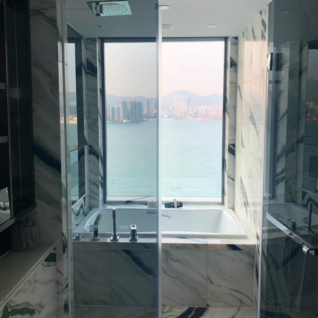 酒店浴缸-香港維港凱悅尚萃酒店