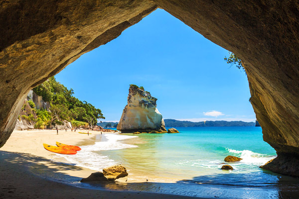 新西蘭北島 - 教堂海灣（Cathedral Cove）